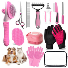 2TRUL self-cleaning shedding brush for dogs and cats, simplifies deshedding and mats.