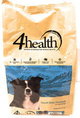 4health Small Bites dry dog food bag with real chicken for lean body condition