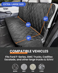 4Knines waterproof K9-Shield keeps interior dry during muddy trips