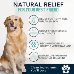 4Legger Coconut oil formula moisturizes dog skin during wash