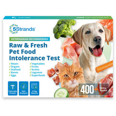 5Strands Raw & Fresh Test Kit front view for gut health insights