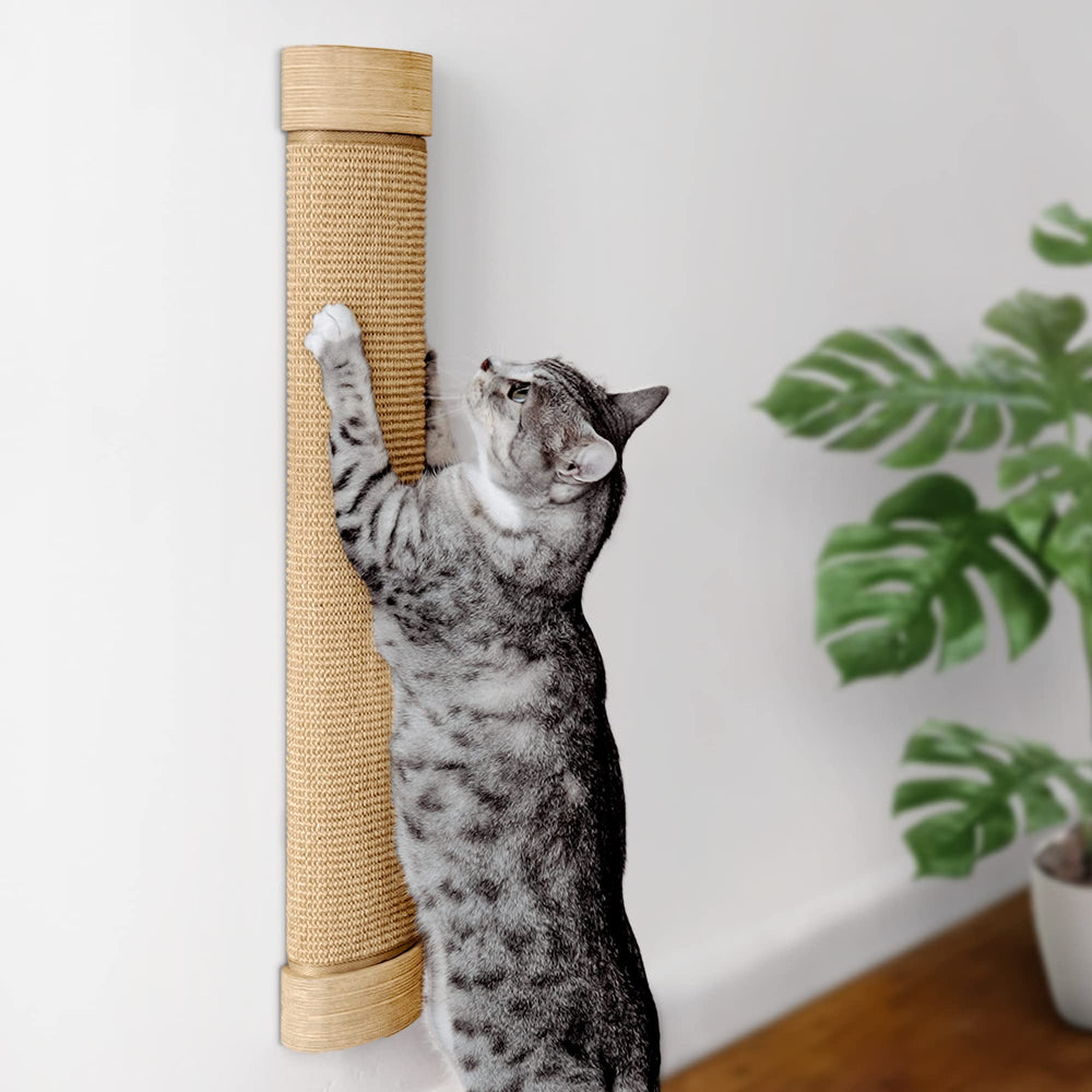 7 Ruby Road wall scratcher with replaceable sisal mat, 29.5 inches tall.
