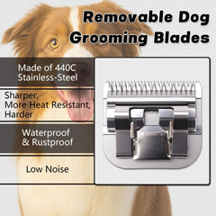 8VR three-pack blades ready for quick replacement during grooming sessions