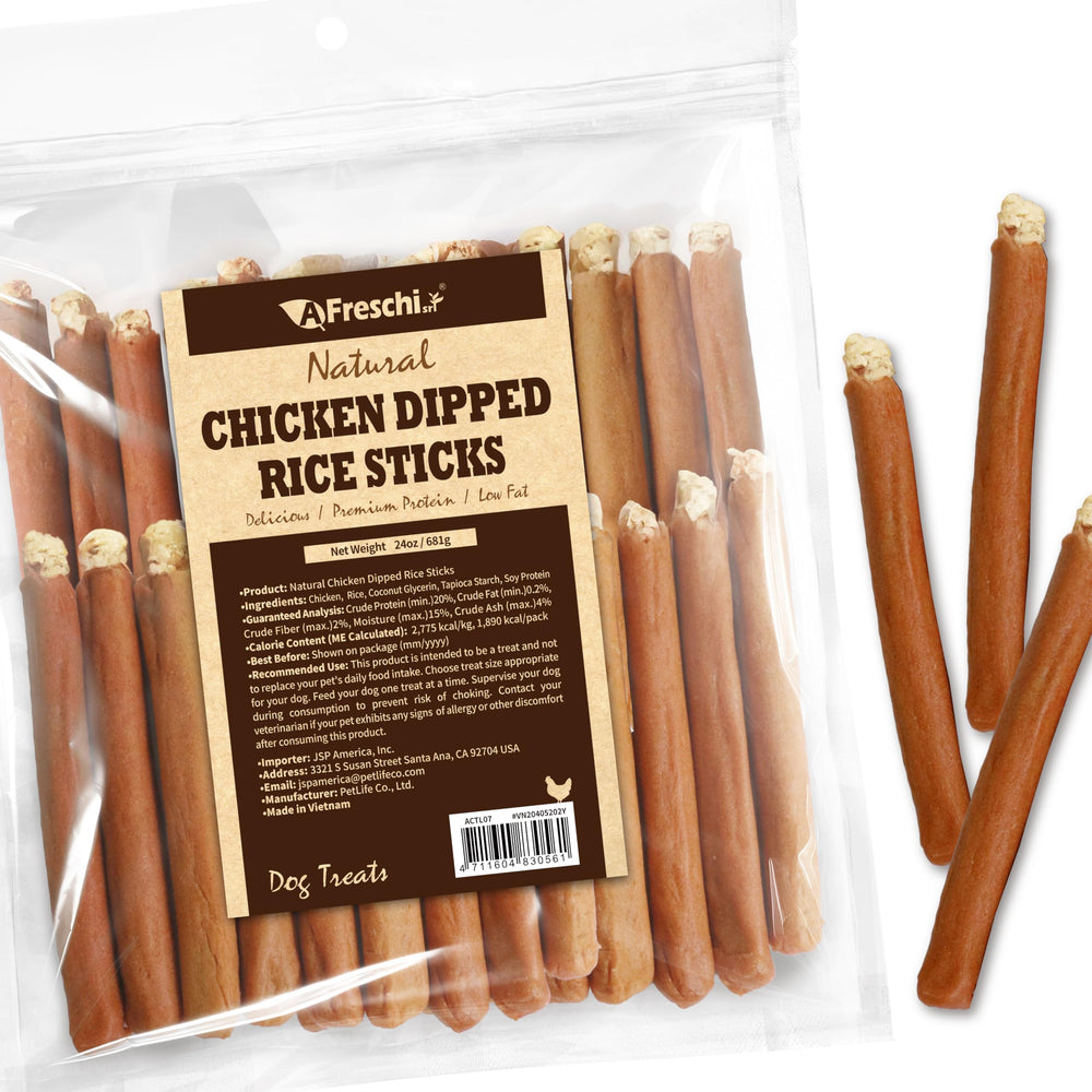 A Freschi srl Chicken Dog Treats real chicken first ingredient for daily rewards