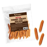 A Freschi srl natural turkey treats packaging highlights USA-sourced ingredients for wholesome snacking.
