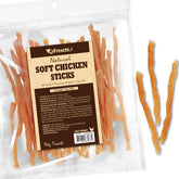 A Freschi srl soft chicken dog treats with tender bites for easy chewing.