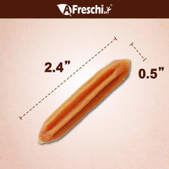 Close-up of turkey pieces from A Freschi srl turkey treats highlighting real meat flavor.