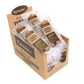A Freschi turkey tendon bones-shape chew for medium dogs promotes long-lasting engagement.