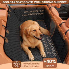 A-Pce six-layer waterproof fabric shields seats from dirt and spills.