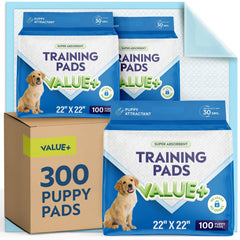A World of Deals puppy pads front view 22x22 showing absorbent surface for training.