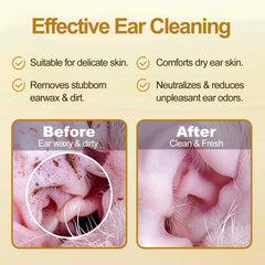 AAIHE Coconut-scented, alcohol-free ear wipes in action for a fresh clean