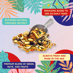 ABBA 1400 fruits and nuts blend illustrating variety and enrichment