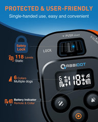 ABBIDOT IPX7 waterproof collar for rain or splashes training