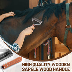 Abbylike dematting brush suited for horses, cattle, and pets