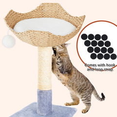 Abbylike plush mat includes a small ball to encourage play.