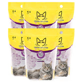 ABCpet Lavender packaging shows cat litter crystals for odor control.