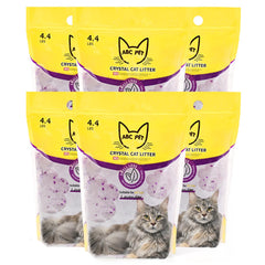 ABCpet Lavender packaging shows cat litter crystals for odor control.