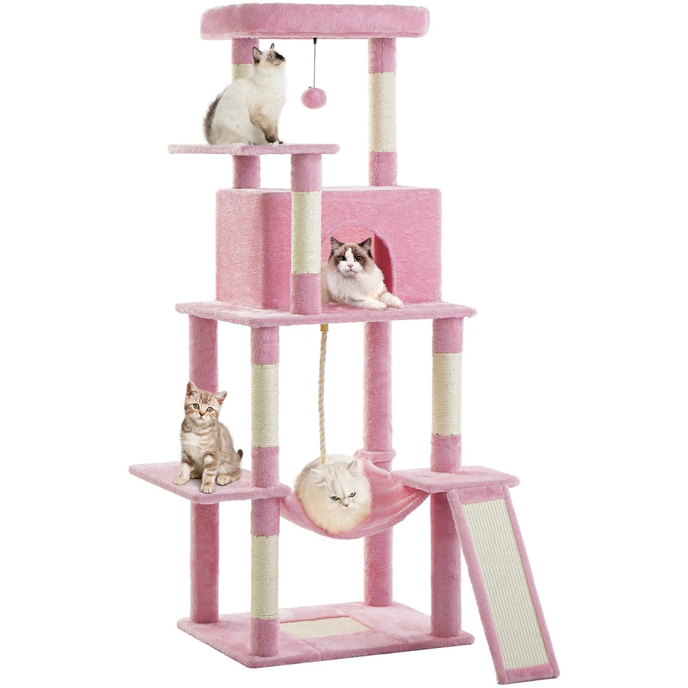 ABCPET 63in cat tree top perch view for curious cats