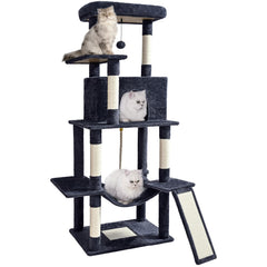 ABCPET Cat Tree Tower 63in with ample space for play and exploration.