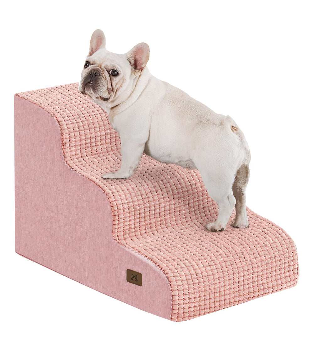ABCPET dog step bed 3-step design enables easy access to elevated surfaces.
