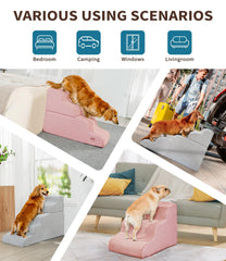 ABCPET non-slip surface provides secure grip during climbs.