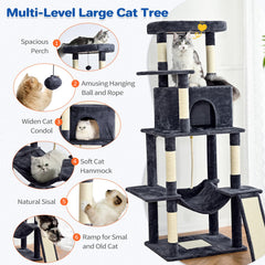 ABCPET Sisal scratching posts help protect furniture by guiding scratching instincts.