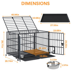 aboxoo sturdy metal frame with open top enables flexible access.