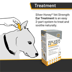 Absorbine Silver Honey ear infection drops tube for safe home therapy.