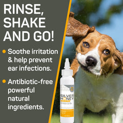 Absorbine Silver Honey ear rinse used on a cat's ears.