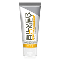 Absorbine Silver Honey hot-spot ointment tube ready for application
