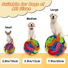 ABUUL ABULL snuffle ball interactive toy stimulates foraging fun