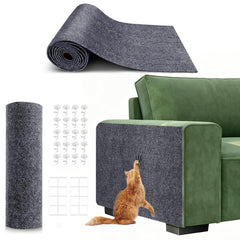 Abuzabu self-adhesive cat scratching mat protects sofas with large coverage.