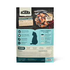 ACANA Bountiful Catch raw salmon kibble close-up high-protein texture