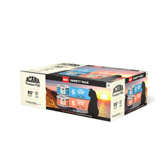 ACANA Premium Pâté Salmon-Chicken can front view highlighting hydrating bone broth for cats