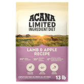 ACANA Singles Lamb & Apple 13 lb bag – grain-free nutrition for sensitive dogs.