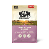 ACANA Singles Lamb and Apple Recipe bag front shows grain-free nutrition dogs enjoy