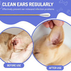 Accesfire 6 inch dog ear swabs for thorough canal access