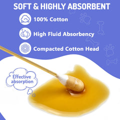 Accesfire soft cotton heads resist unraveling during use