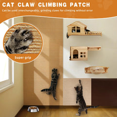 ACEDIGI adhesive mats secure firmly to surfaces during active scratching