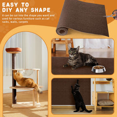 Square mats ready-to-use fit small spots on furniture.