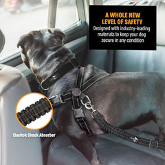 Active Pets universal-fit dog seatbelt compatible with most car buckles