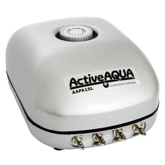 ACTIVEAQUA AAPA15L four-outlets pump enables versatile aquarium aeration.