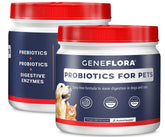 ActivHealth Geneflora enzymes powder bottle supports daily digestion for pets