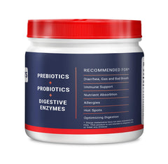 Geneflora probiotic bottle for dogs helps maintain gut balance