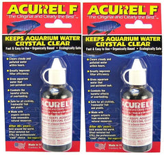 Acurel F aquarium clarifier bottle 50ml pack 2 for clearer water and healthier tanks