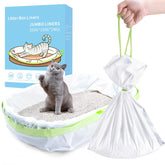 ACXZYYJ 36-count jumbo litter liners pack for large litter boxes, ready to use