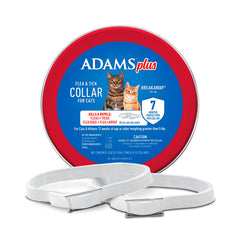 ADAMS Plus flea and tick collar for cats in a full overview, offering long-lasting pest protection.