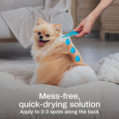 ADAMS Plus waterproof, quick-drying formula stays on during activity and baths.