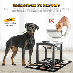 ADENGL 0.8-gallon capacity water bowl reduces refills for busy households.