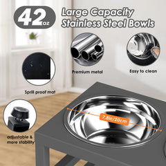 ADENGL splash-proof feeding mat keeps floors clean during meals.